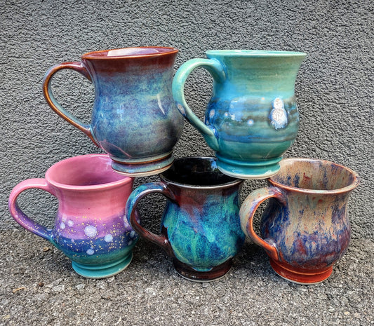 Coffee Mugs, Assorted Colours