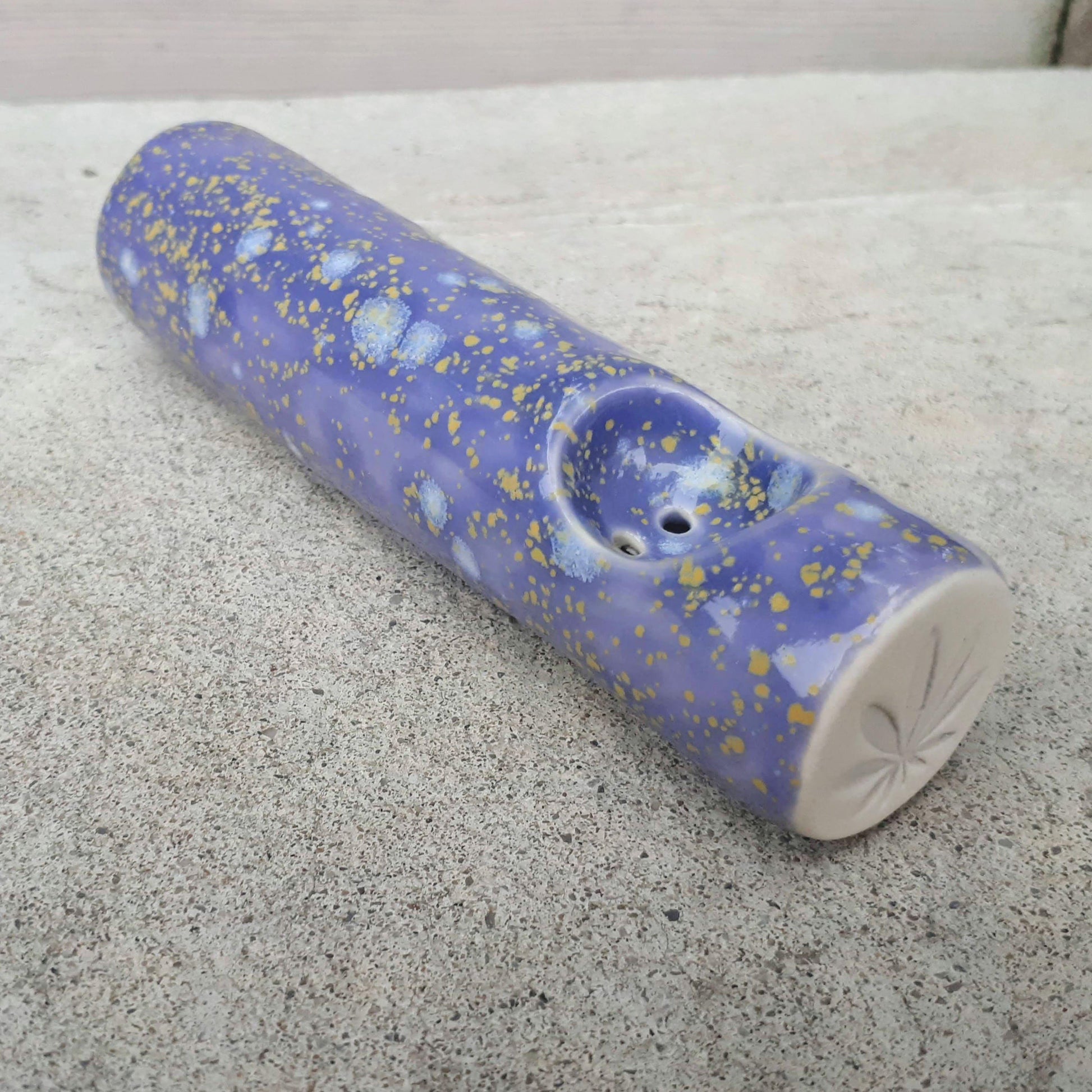Lavender Dream Original Cannabis Pipe side view