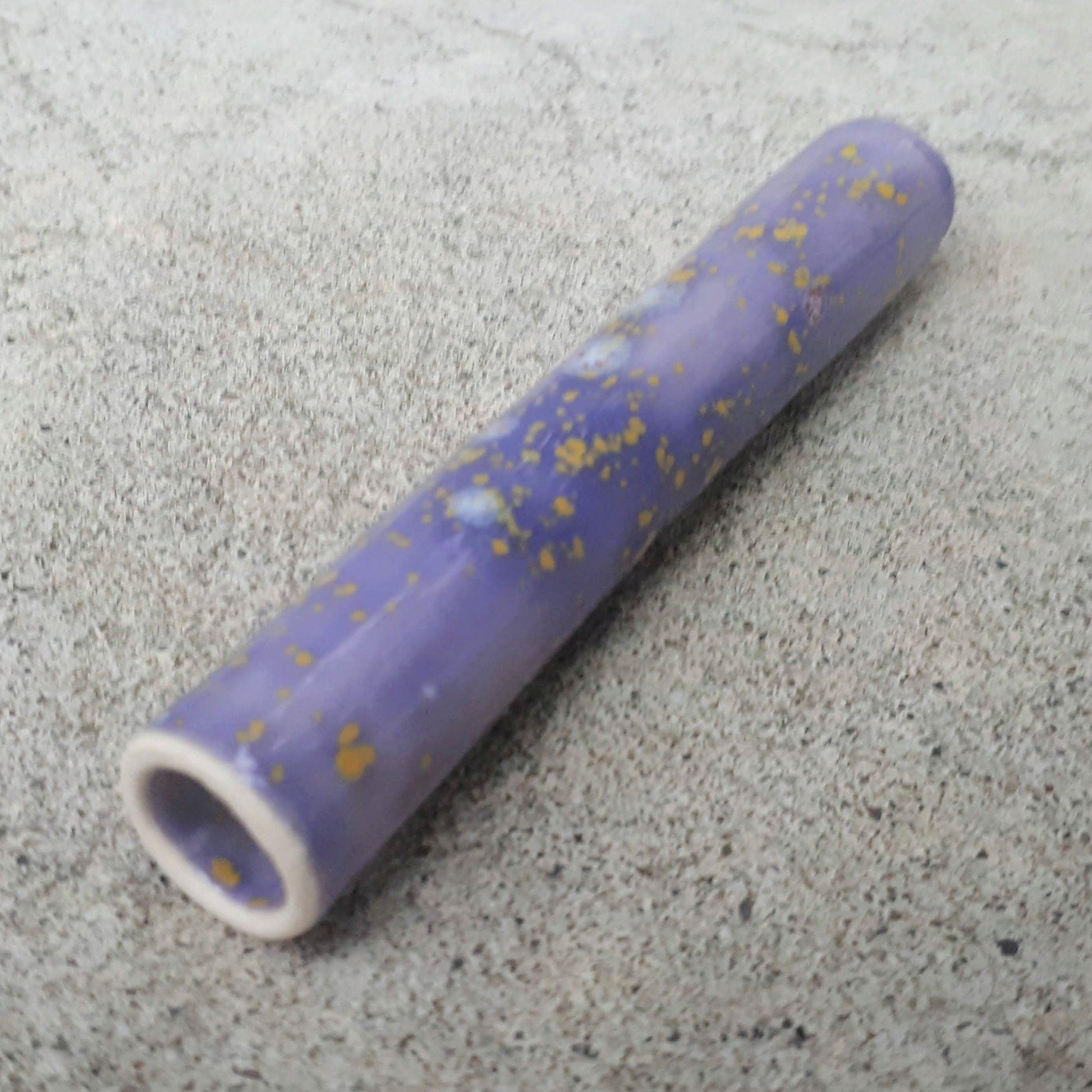 Lavender Dream Uno Cannabis Pipe side view of bowl