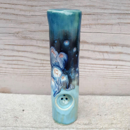 Blue Dream Original Cannabis Pipe Standing upright on end