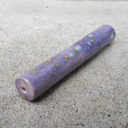 Lavender Dream Uno Cannabis Pipe side view of mouth piece