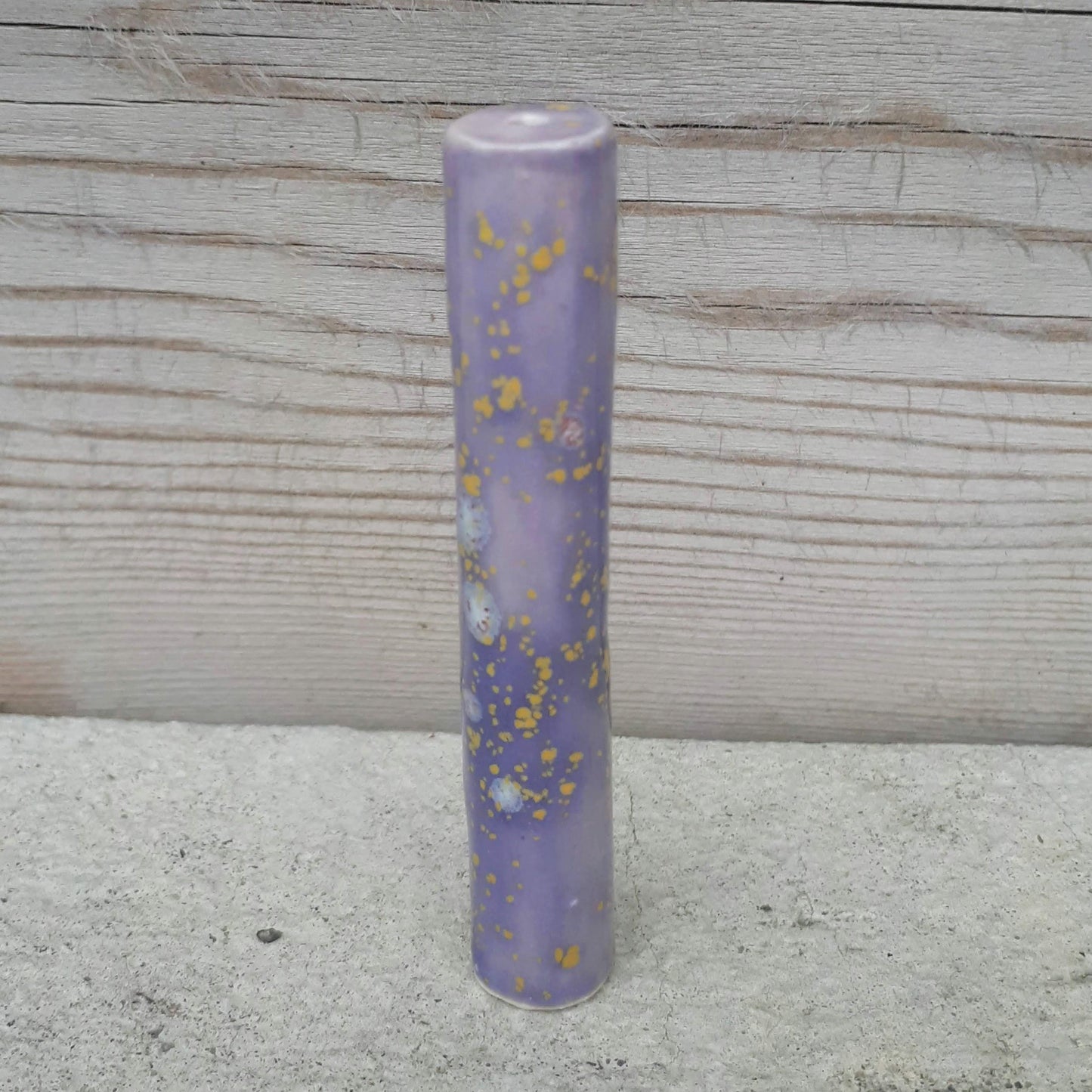 Lavender Dream Uno Cannabis Pipe standing on end