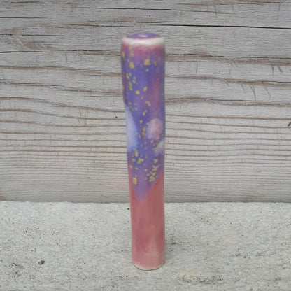Pink Dream Uno Cannabis Pipe standing on end